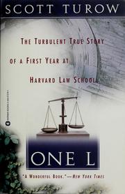Cover of: One L by Scott Turow