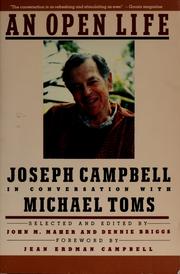 Cover of: An open life: Joseph Campbell in conversation with Michael Toms