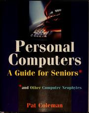 Cover of: Personal computers: a guide for seniors