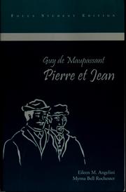 Cover of: Pierre et Jean by Guy de Maupassant