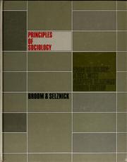 Cover of: Principles of sociology by Leonard Broom