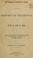 Cover of: Report of hearings of June 12 and 18, 1902, on S. 4825: ...