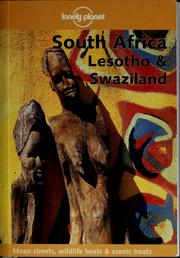Cover of: South Africa, Lesotho & Swaziland by Jon Murray
