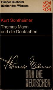 Cover of: Thomas Mann und die Deutschen