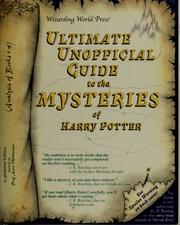 Cover of: Ultimate unofficial guide to the mysteries of Harry Potter by Galadriel Waters