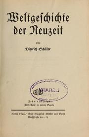 Cover of: Weltgeschichte der Neuzeit