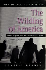 Cover of: Wilding of america