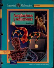 Cover of: Ampliaciones y reducciones by Glenda Lappan