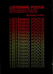 Cover of: Listening focus: comprehension practice for students of English