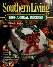 Cover of: Southern living 1999 annual recipes