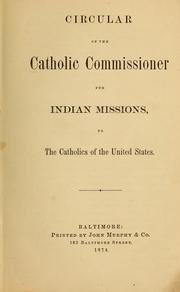 Cover of: Publications of the Bureau of Catholic Indian Missions, January, 1879