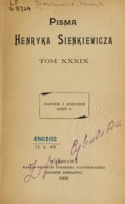 Cover of: Pisma Henryka Sienkiewicza