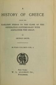 Cover of: A History of Greece