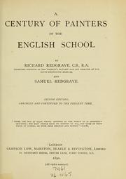 Cover of: A century of painters of the English school