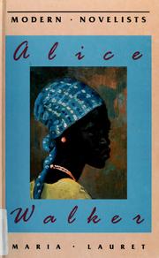 Cover of: Alice Walker by Maria Lauret