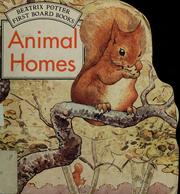 Cover of: Animal homes