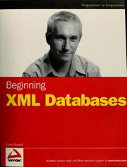 Cover of: Beginning XML databases