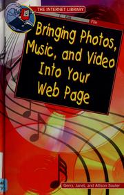 Cover of: Bringing photos, music, and video into your Web page