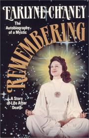 Cover of: Remembering: the autobiography of a mystic