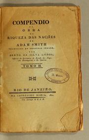Cover of: Compendio da obra da riqueza das nações by Adam Smith