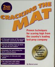 Cover of: Cracking the Miller analogies test