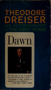 Cover of: Dawn by Theodore Dreiser