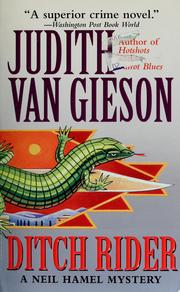 Cover of: Ditch rider by Judith Van Gieson