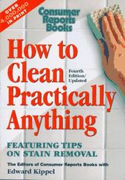 Cover of: How to clean practically anything by Edward Kippel