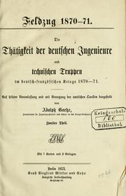 Feldzug 1870-71 by Adolph Goetze