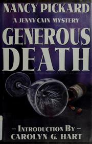 Cover of: Generous death: a Jenny Cain mystery