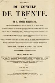 Cover of: Histoire du concile de Trente