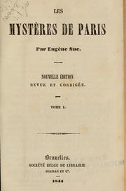 Cover of: Les mystères de Paris