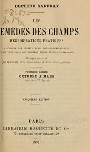Cover of: Les remèdes des champs by Charles Saffray
