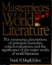 Cover of: Masterpieces of world literature by Frank N. Magill