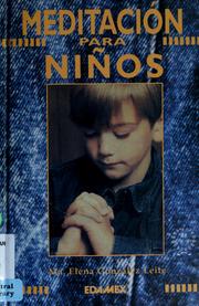 Cover of: Meditación para niños