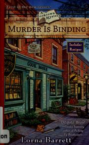 Murder Is binding by Lorna Barrett