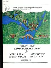Cover of: The New Bern-Bridgeton-Trent Woods-River Bend thoroughfare plan
