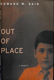 Cover of: Out of place by Edward W. Said