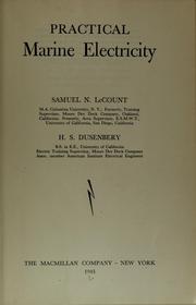 Cover of: Practical marine electricity