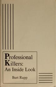 Cover of: Professional killers: an inside look