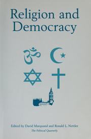 Cover of: Religion and democracy