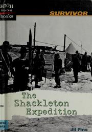 Cover of: The Shackleton expedition by Jil Fine