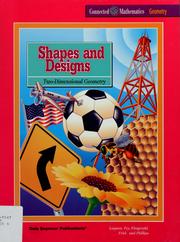 Cover of: Shapes and designs by Glenda Lappan, James T. Fey, William M. Fitzgerald, Glenda Lappan