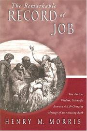 Cover of: Remarkable Record of Job | Henry M. Morris