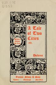 Cover of: A Tale of Two Cities etc. | Nancy Holder