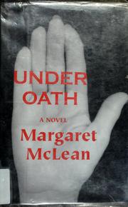 Cover of: Under oath