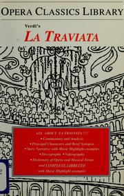 Cover of: Verdi's La traviata by Giuseppe Verdi