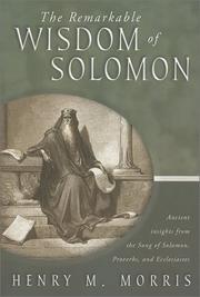 Cover of: The Remarkable Wisdom of Solomon