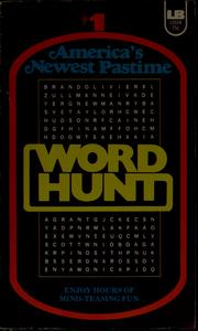 Cover of: Word hunt #1: America's newest pastime