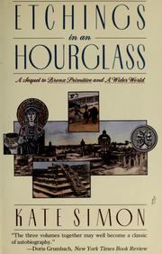 Cover of: Etchings in an hourglass by Kate Simon